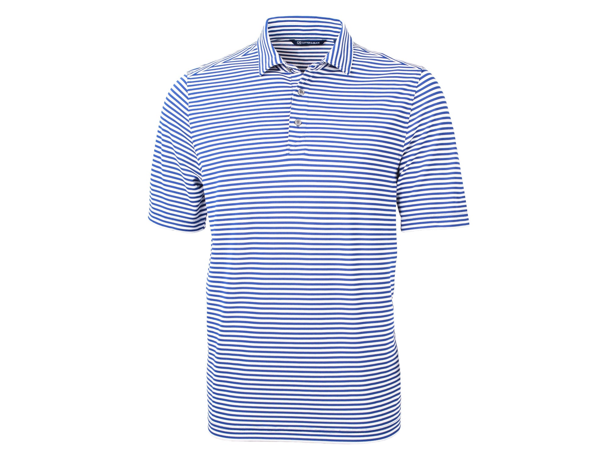 Cutter & Buck Virtue Eco Pique Stripe Recycled Mens Polo