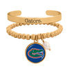Florida Gators Gold Cuff Bracelet Stack
