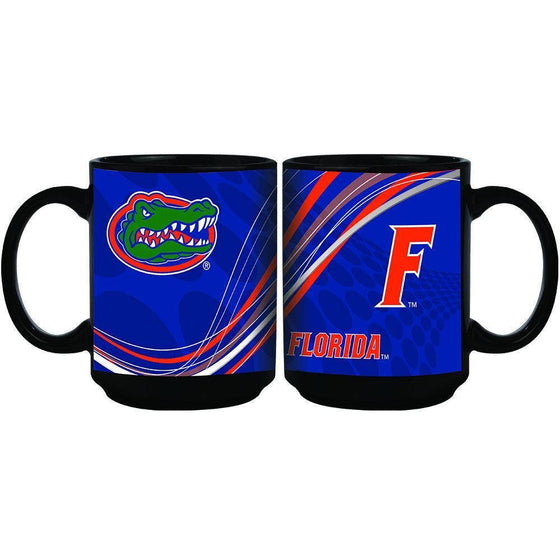 15oz Dynamic Black Mug UNIV OF FLORIDA