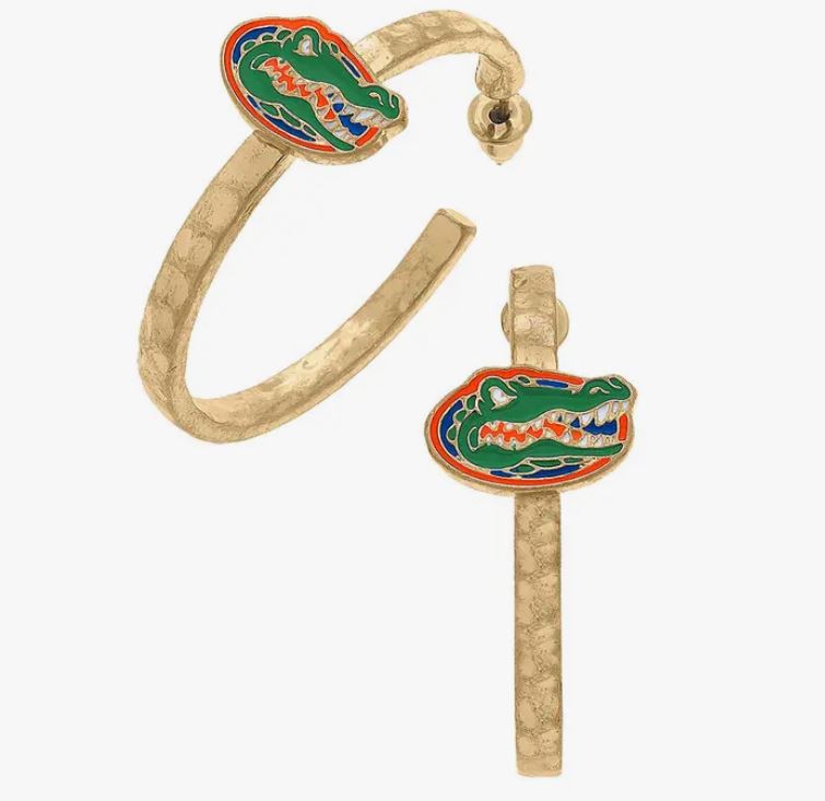 Florida Gators Enamel Claudia Bangle in White