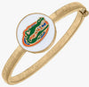 Florida Gators Enamel Disc Pendant Necklace in White