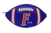 FLORIDA GATORS FOOTBALL BEADED POUCH