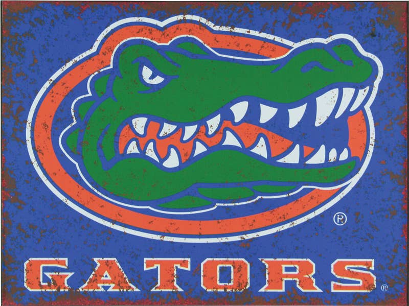Florida Distressed Metal Sign