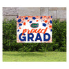18x24 Lawn Sign Grad Confetti Florida Gators