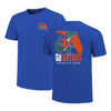 Florida Gators Tshirt- Royal Headline Mascot
