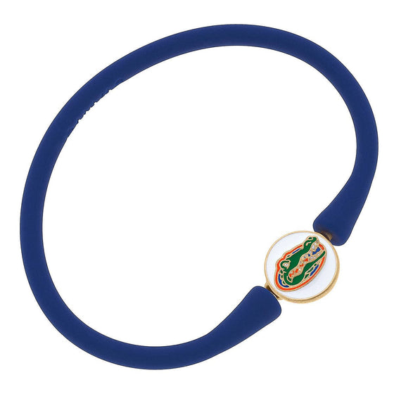 Florida Gators Enamel Silicone Bali Bracelet in Blue