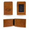 Florida Gators Laser Engraved Front Pocket Wallet, Brown