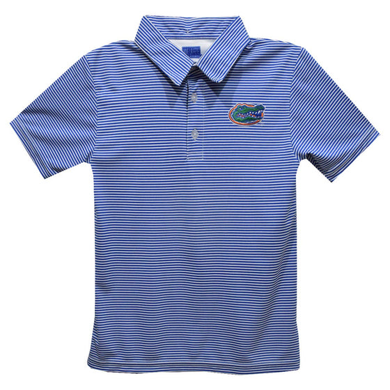 University of Florida Gators Embroidered Stripes Polo Shirt