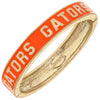 Florida Gators Enamel Logo Hinge Bangle in Orange