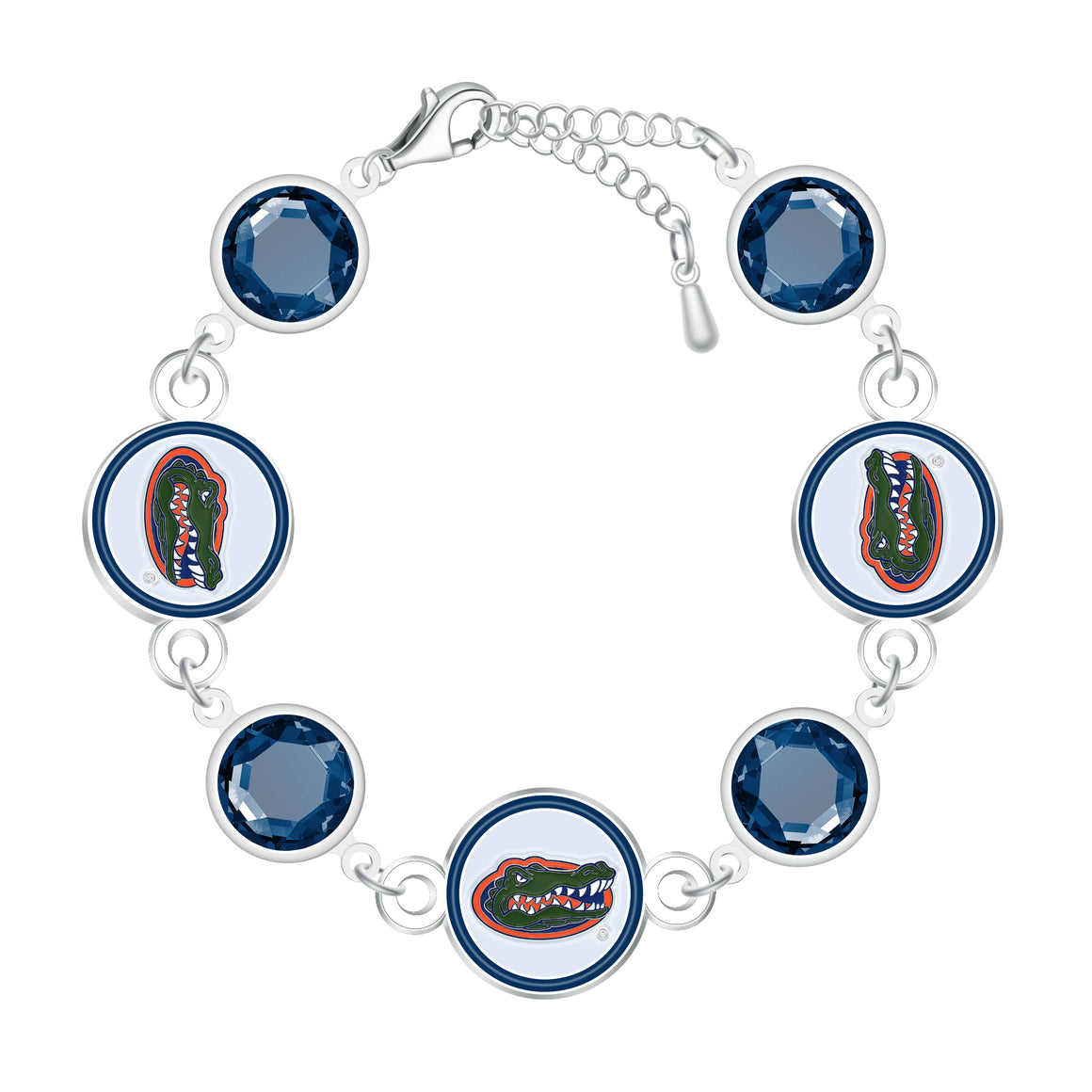 Florida Gators NCAA Disc Beaded Bangle Bracelet