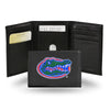 NCAA Florida Gators Embroidered Leather Trifold Wallet