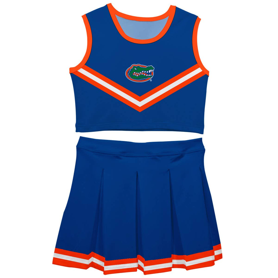 Florida Gators Blue Sleeveless Cheerleader Set