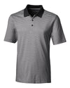 Cutter & Buck Forge Tonal Stripe Stretch Mens Polo: S / Black / MCK00113