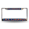 NCAA Florida Gators Alumni Laser Cut Chrome Frame