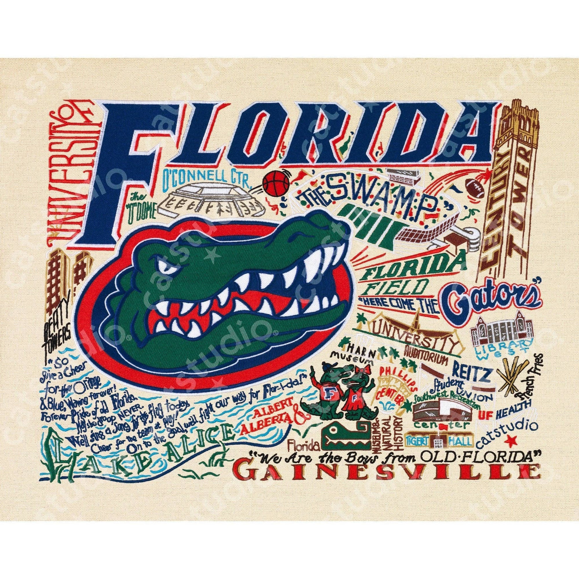 University of Florida Fine Art Print