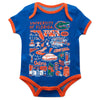 Florida Gators Hand Sketched Impressions Bodysuit: 18M / Blue