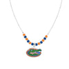 Florida Gators NCAA Beaded Cobra Chain Necklace