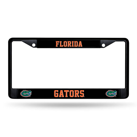NCAA Florida Gators Black Chrome Frame