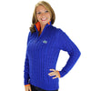 Florida Gators Zip Up Cable Knit Sweater