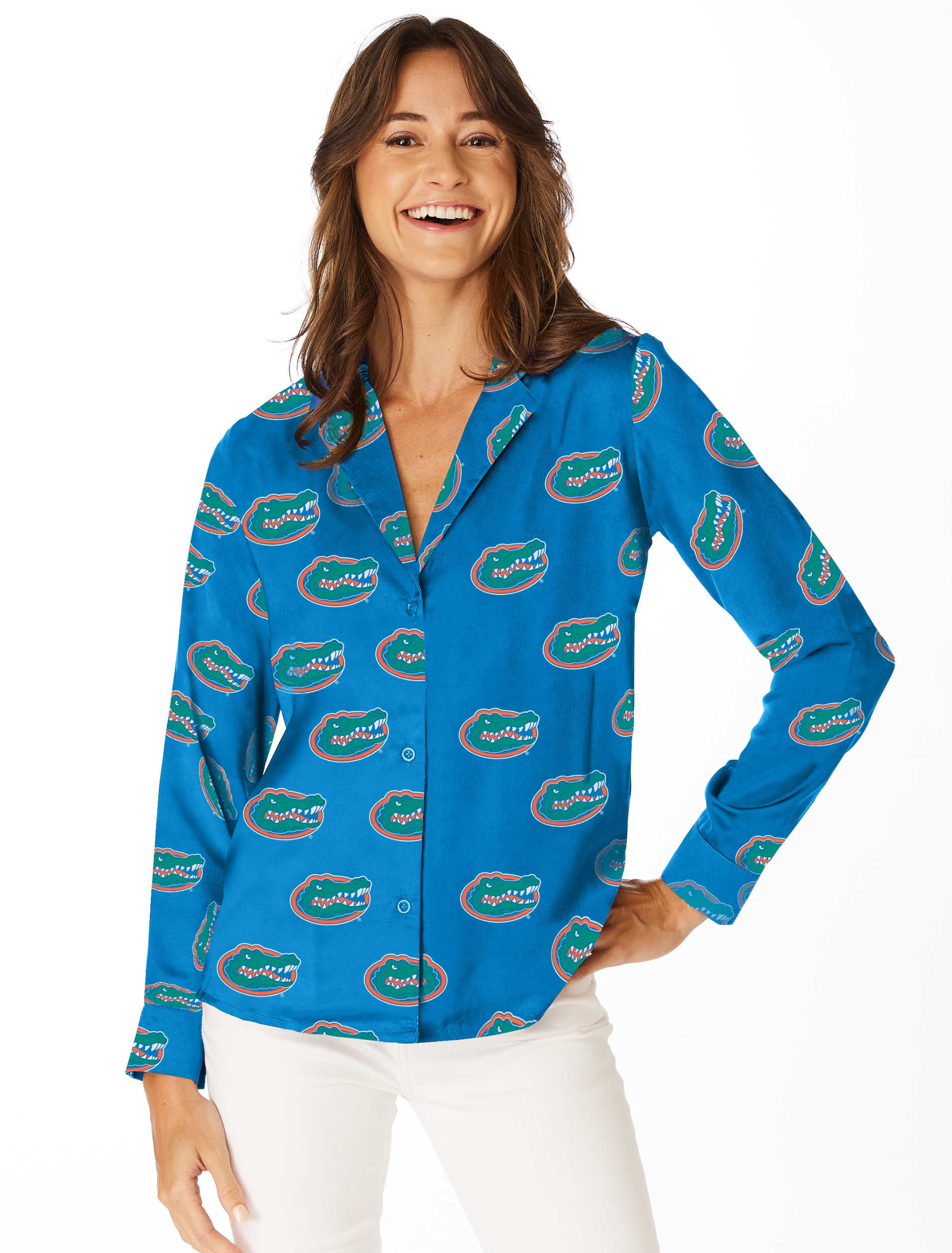 The Florida Button Up Long Sleeve: L