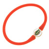 Florida Gators Enamel Silicone Bali Bracelet in Orange