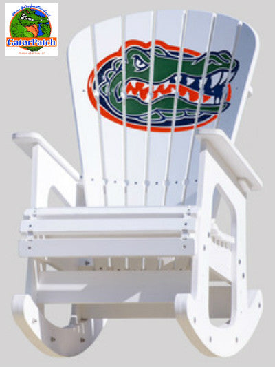 Gators Logo Adirondack Rocker