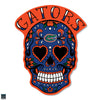 Florida Gators Sugar Skull Vinyl Decal (Blue)
