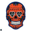 Florida Gators Sugar Skull Vinyl Decal (Orange)