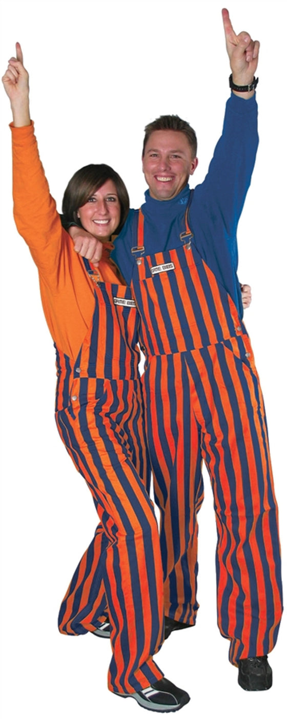 Orange and Blue Game Bib Overalls