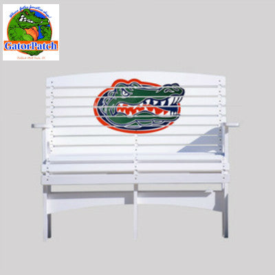 Gators Logo Adirondack Bench