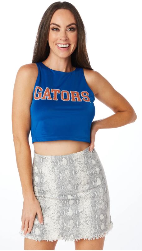 Florida Gators Stewart Simmons Sequin Crop Top