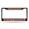 NCAA Florida Gators Laser Cut Black Chrome Frame