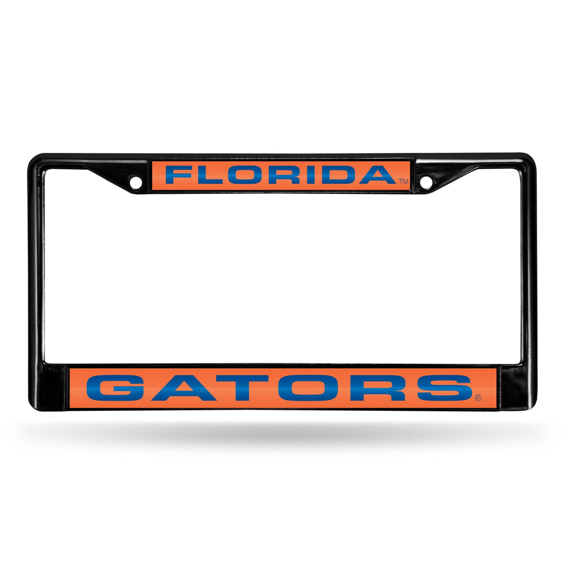 NCAA Florida Gators Laser Cut Black Chrome Frame