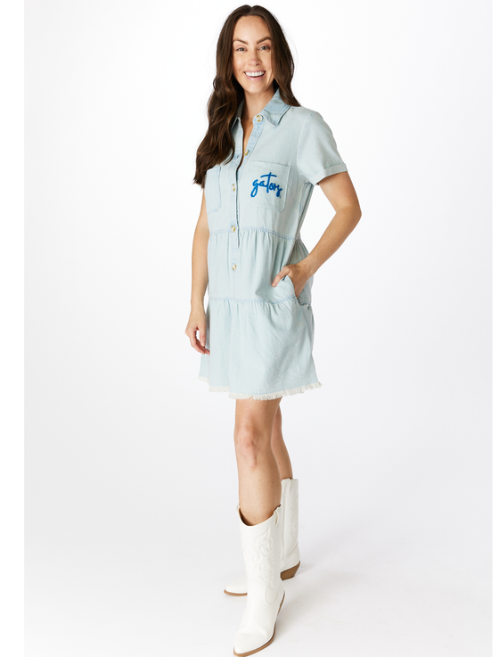 The Gators Denim Dress: XL