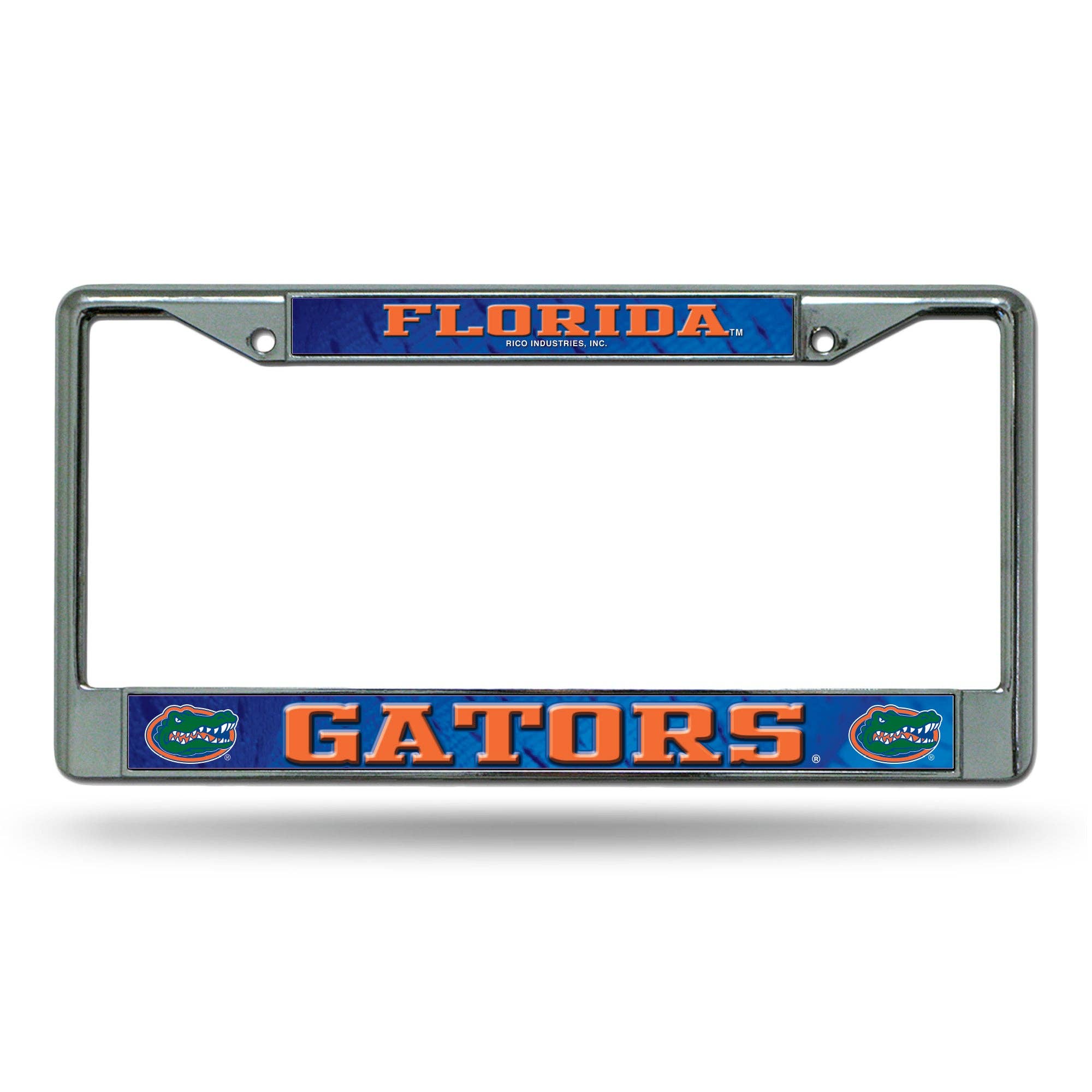 NCAA Florida Gators Chrome Frame, Blue