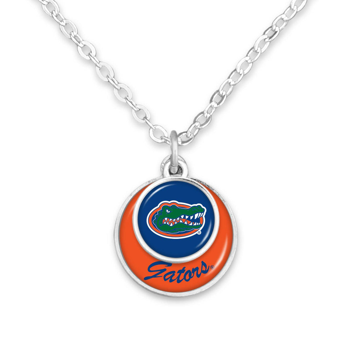Florida Gators Stacked Disk Necklace