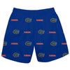 Florida Gators All Over Logo Classic Play Blue Pull On Short