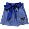 Florida Gators Embroidered Royal Gingham Skirt with Sash